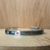 manchette arc en ciel argent nacre grise saphir rose