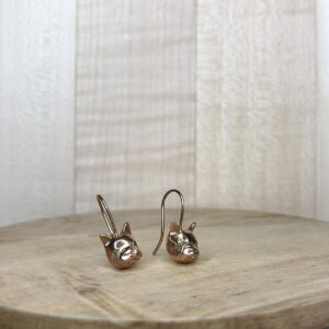 boucles bouledogue vermeil grenat tsavorite dans les yeux colleciton nature
