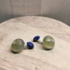 boutons de manchettes argent fluorite lapis lazuli | 26 Passage, Créatrice de bijoux à Paris