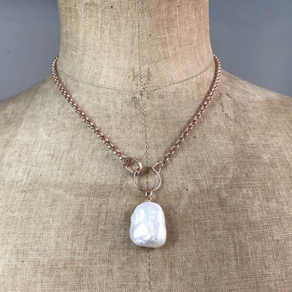 collier lasso vermeil perle baroque 1 | 26 Passage, Créatrice de bijoux à Paris collier lasso vermeil perle baroque 1 collection les perles collection femme