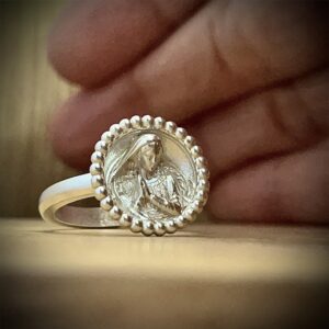 bague Santa Maria argent vue gros plan collection la femme les bague